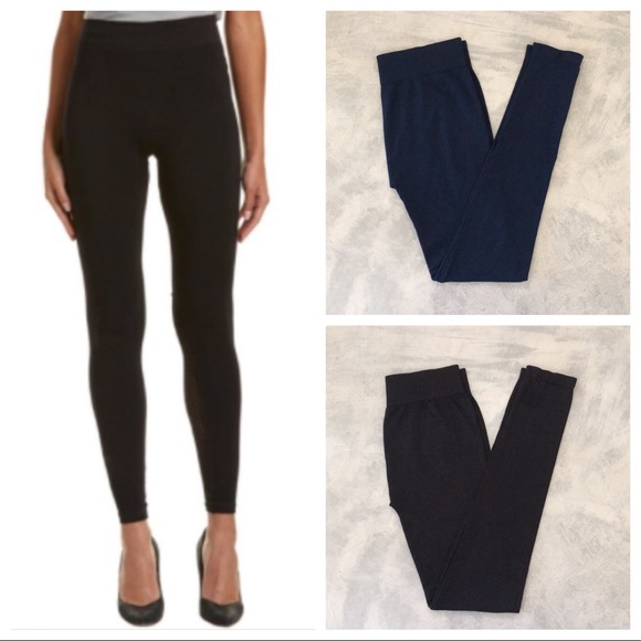 Elie Tahari Pants - ELIE TAHARI Navy & Black Nylon Leggings Bundle